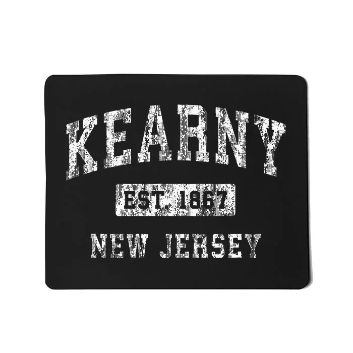 Kearny New Jersey Nj Vintage Established Sports Mousepad