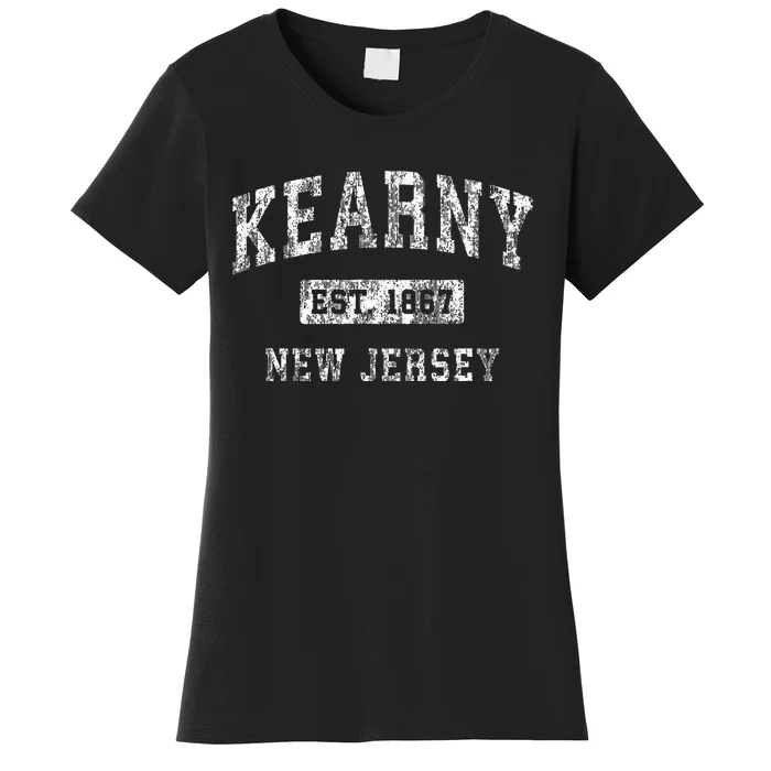 Kearny New Jersey Nj Vintage Established Sports Women's T-Shirt