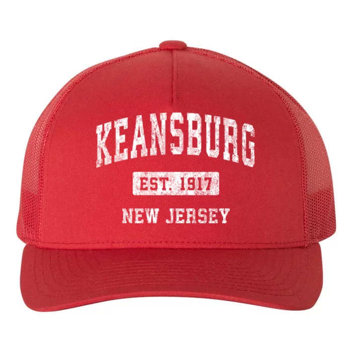 Keansburg New Jersey Nj Vintage Sports Yupoong Adult 5-Panel Trucker Hat