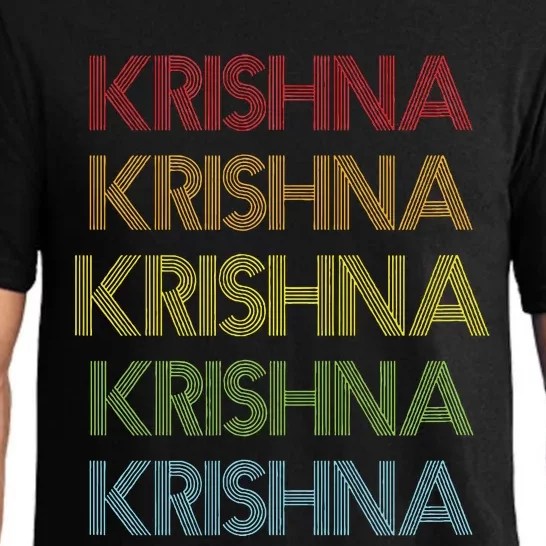 Krishna Name Pajama Set