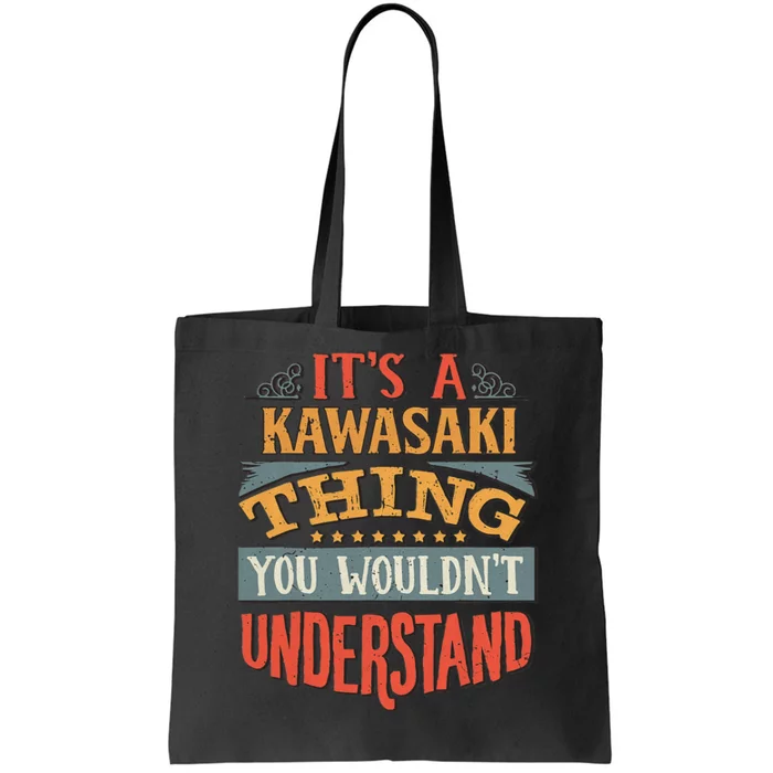 Kawasaki Name Tote Bag