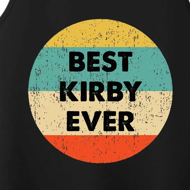 Kirby Name Performance Tank