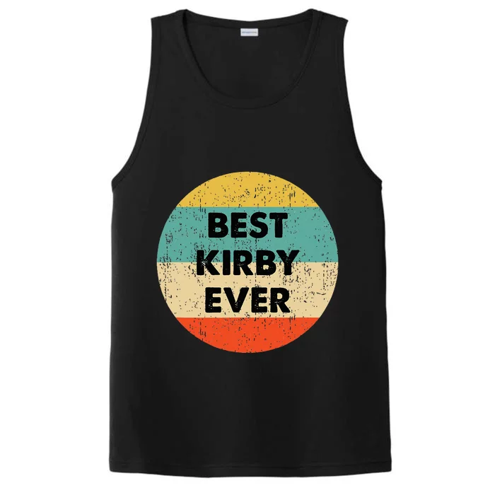 Kirby Name Performance Tank