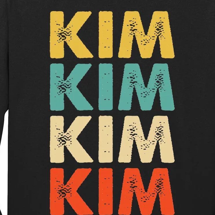 Kim Name Tall Long Sleeve T-Shirt