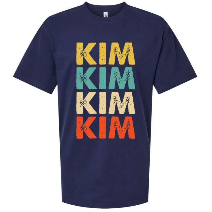 Kim Name Sueded Cloud Jersey T-Shirt