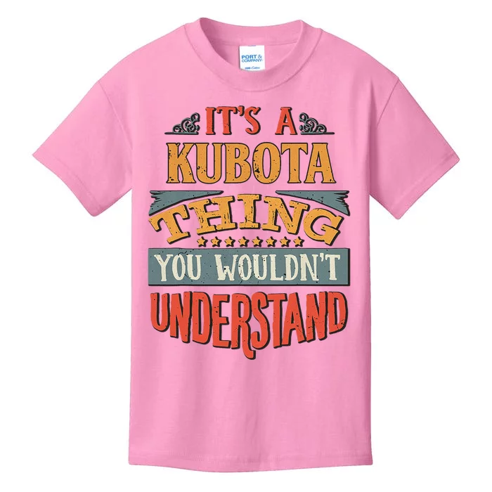 Kubota Name Kids T-Shirt