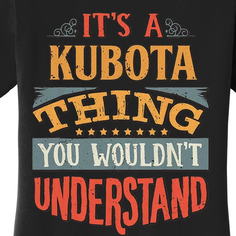 Kubota Name Women's T-Shirt