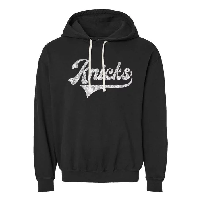 Knicks Name Garment-Dyed Fleece Hoodie