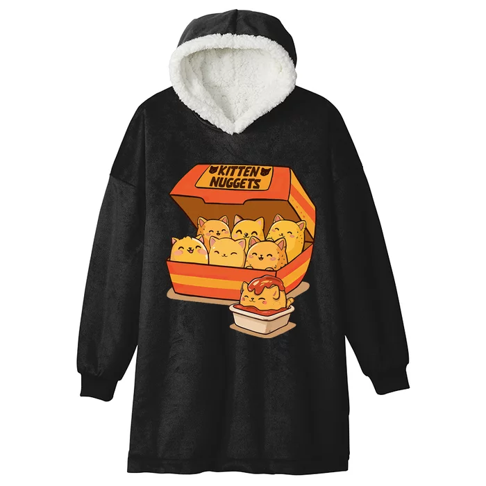 Kitten Nuggets Hooded Wearable Blanket