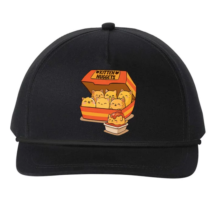 Kitten Nuggets Snapback Five-Panel Rope Hat