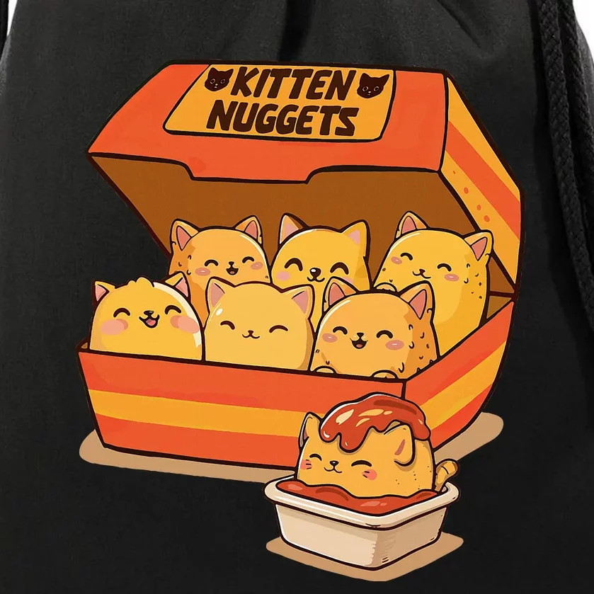 Kitten Nuggets Drawstring Bag