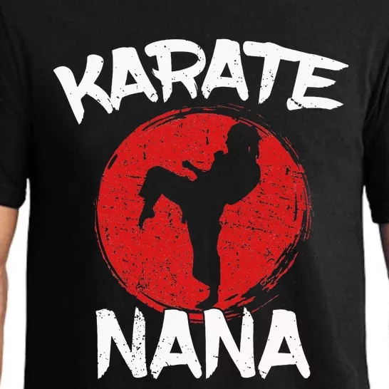 Karate Nana Martial Arts Grandma Ponytail Pajama Set