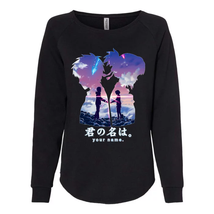 Kimi No Na Wa Womens California Wash Sweatshirt