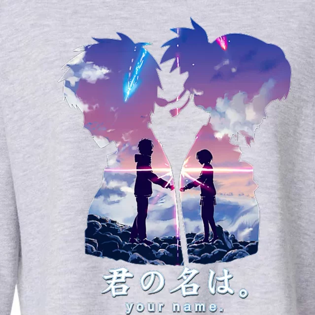 Kimi No Na Wa Cropped Pullover Crew