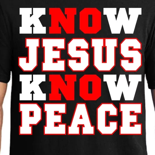 Know Jesus Know Peace Pajama Set