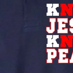 Know Jesus Know Peace Softstyle Adult Sport Polo