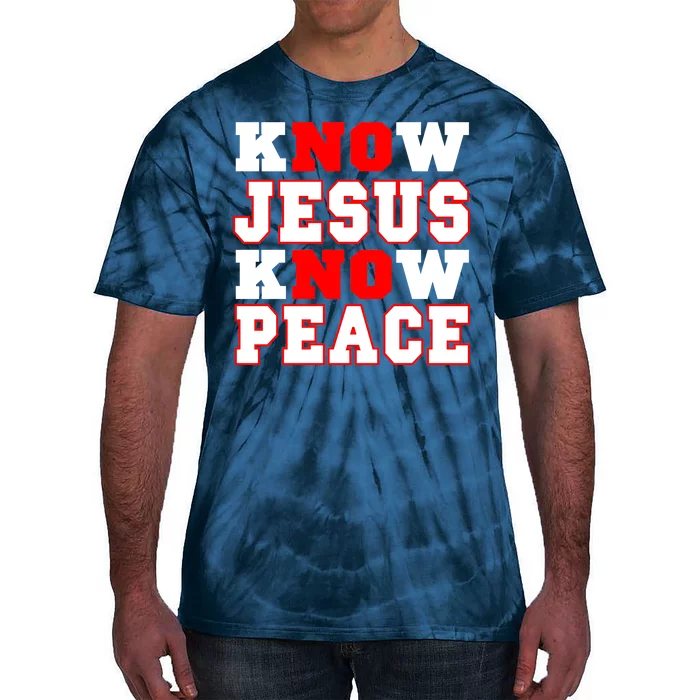 Know Jesus Know Peace Tie-Dye T-Shirt