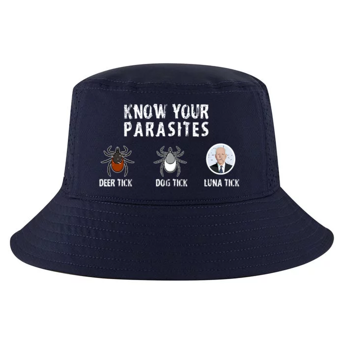 Know Your Parasites Anti Joe Biden Cool Comfort Performance Bucket Hat