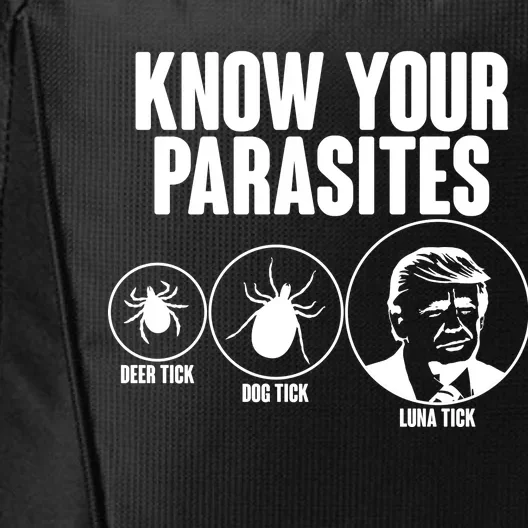 Know Your Parasites Deer Trick Dog Trick Luna Trick City Backpack