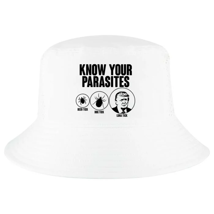 Know Your Parasites Deer Trick Dog Trick Luna Trick Cool Comfort Performance Bucket Hat