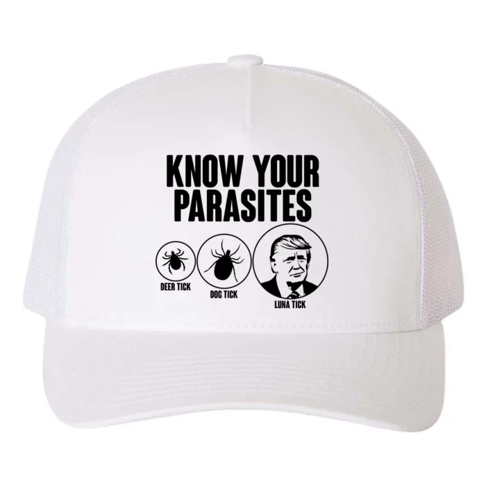 Know Your Parasites Deer Trick Dog Trick Luna Trick Yupoong Adult 5-Panel Trucker Hat