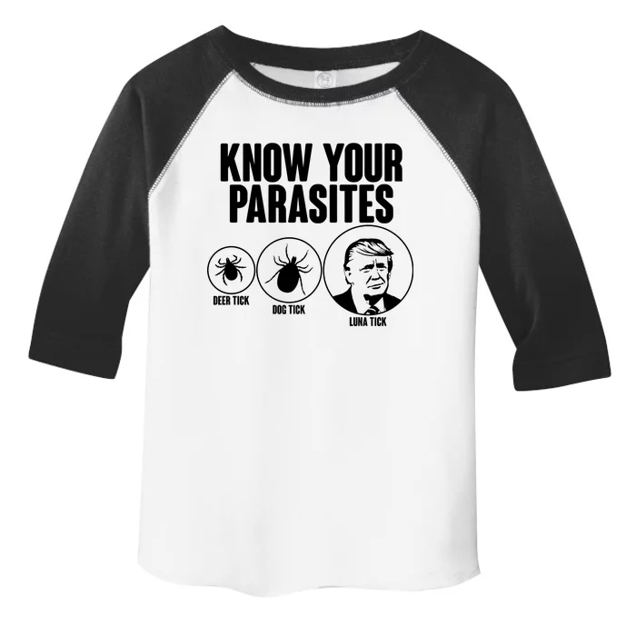 Know Your Parasites Deer Trick Dog Trick Luna Trick Toddler Fine Jersey T-Shirt