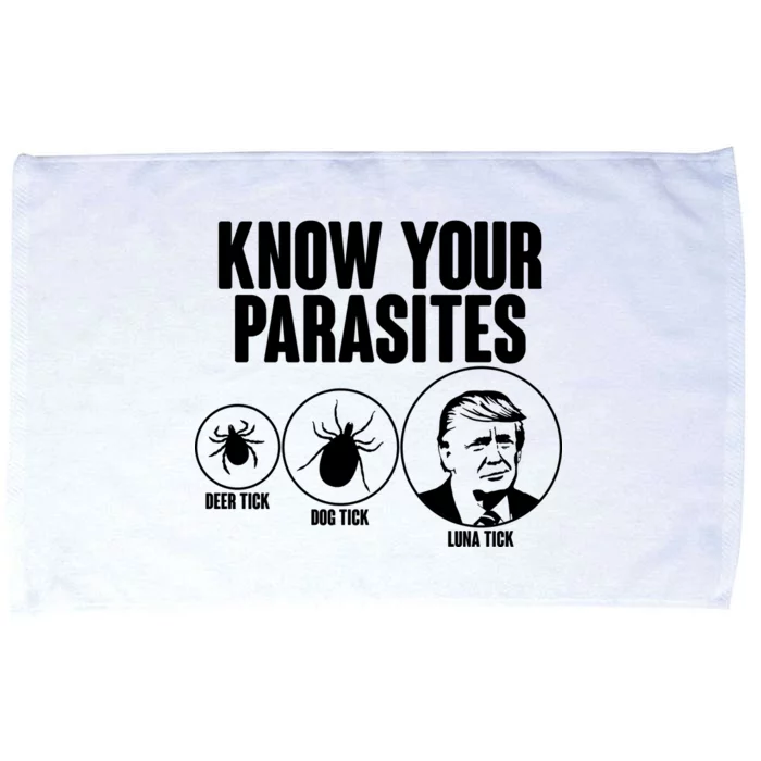 Know Your Parasites Deer Trick Dog Trick Luna Trick Microfiber Hand Towel