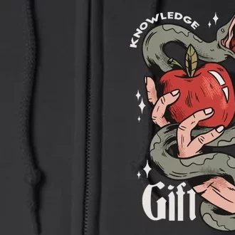 Knowledge Is The Greatest Gift Full Zip Hoodie