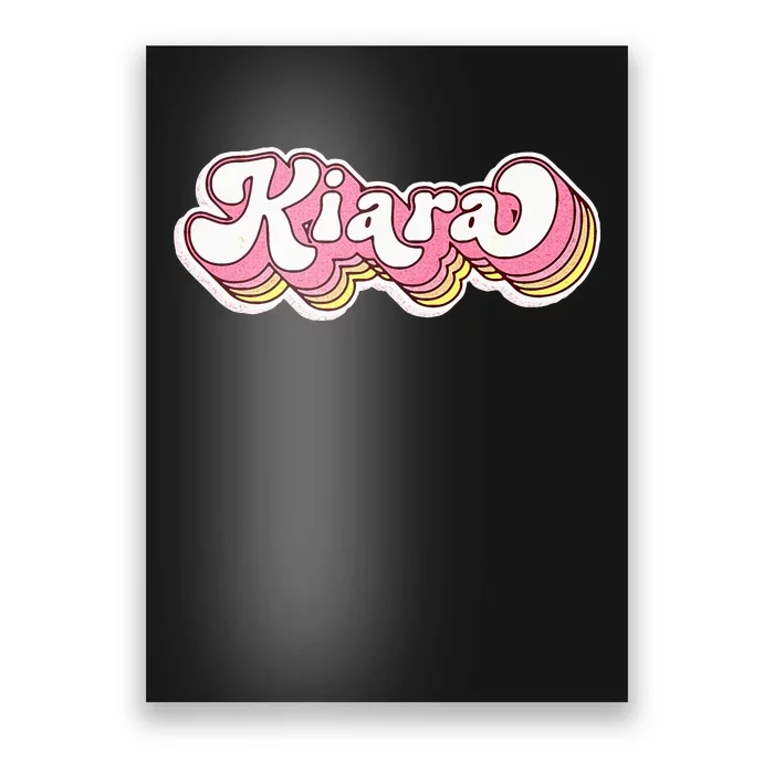 Kiara Name Personalized First Name Surname Poster