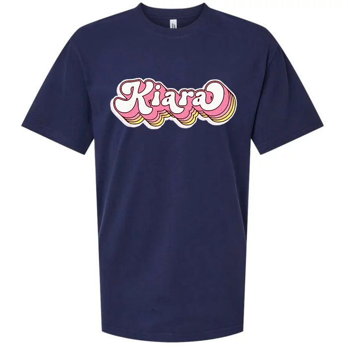 Kiara Name Personalized First Name Surname Sueded Cloud Jersey T-Shirt