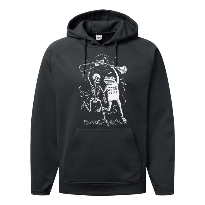 Kathleen Neeley Print Friends Performance Fleece Hoodie