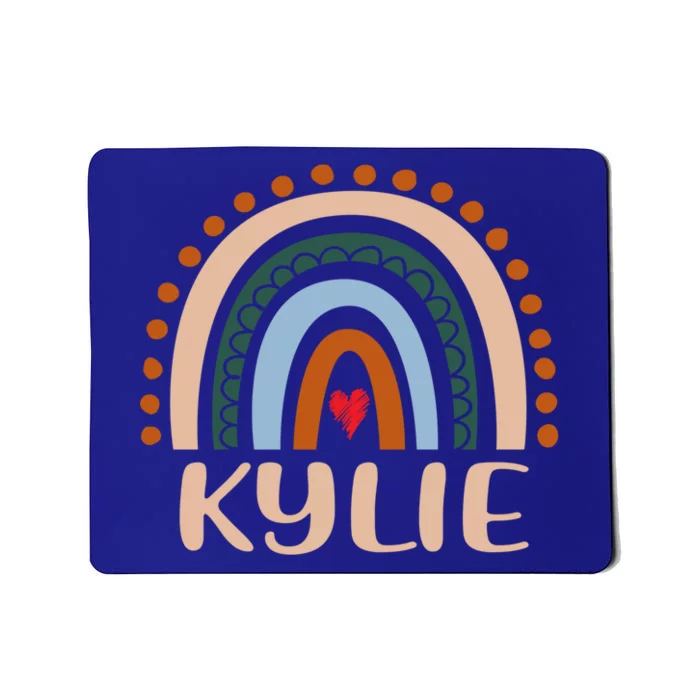 Kylie Name Personalized Funny Rainbow Kylie Gift Mousepad