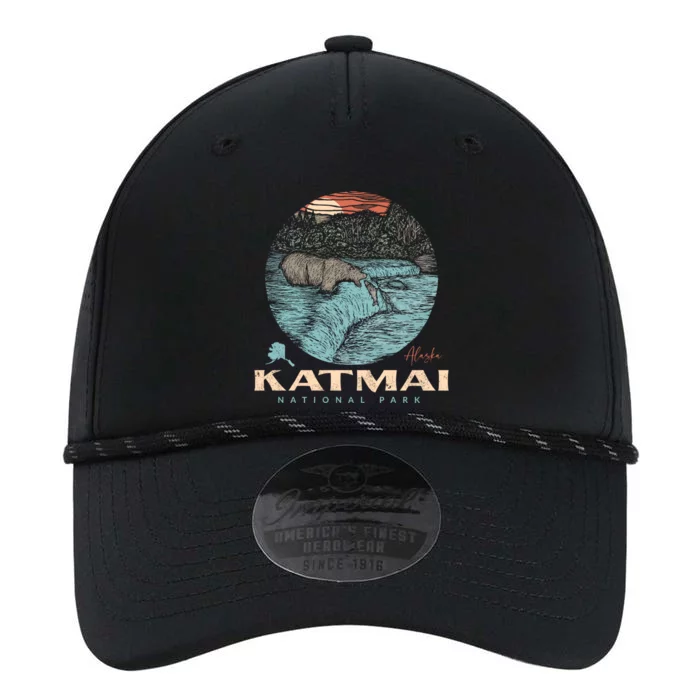 Katmai National Park Vintage Bear Performance The Dyno Cap