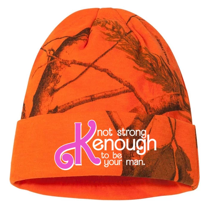 Kenough Not Strong Enough To Be Your Man Kati - 12in Camo Beanie