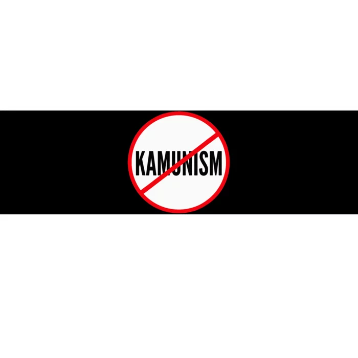 Kamunism No To Kamunism Bumper Sticker