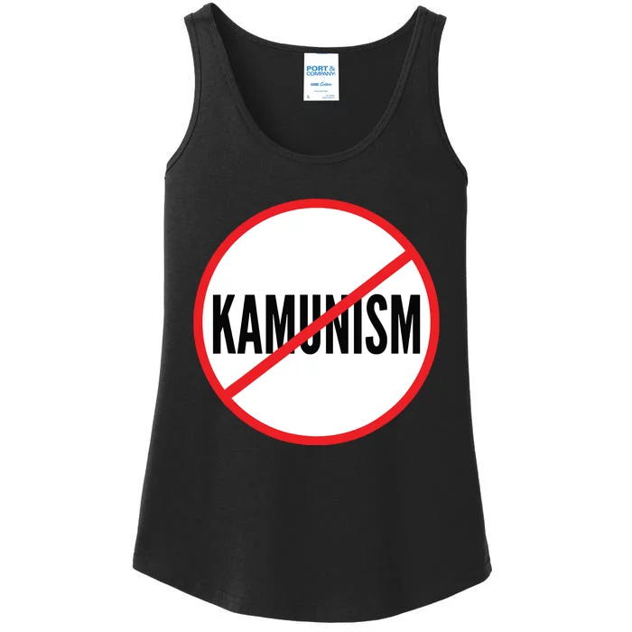 Kamunism No To Kamunism Ladies Essential Tank