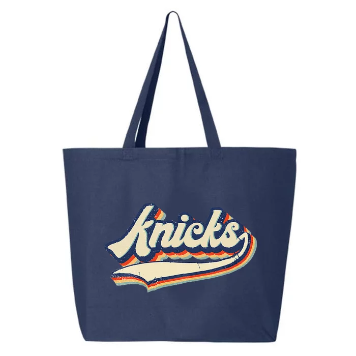 Knicks Name Vintage Retro Gift 25L Jumbo Tote