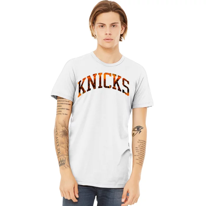 Knicks Name Vintage Retro Premium T-Shirt