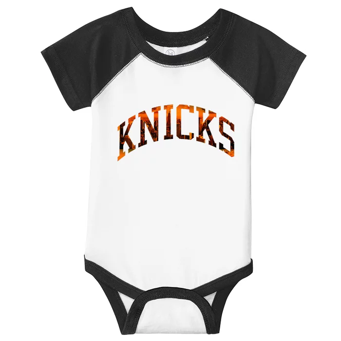 Knicks Name Vintage Retro Infant Baby Jersey Bodysuit