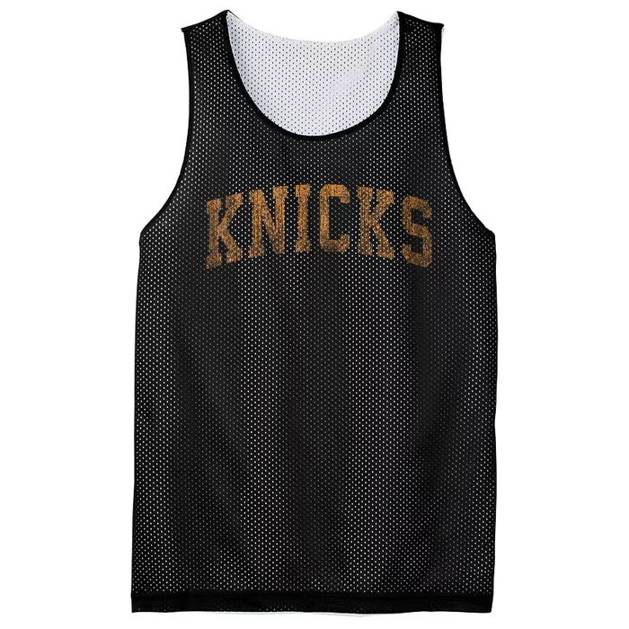 Knicks Name Vintage Retro Mesh Reversible Basketball Jersey Tank