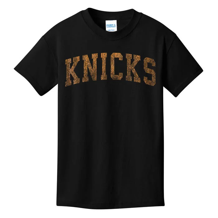 Knicks Name Vintage Retro Kids T-Shirt