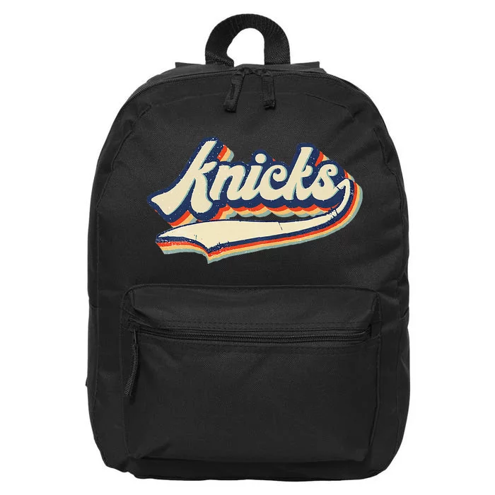 K.nicks Name Vintage Retro Gift 16 in Basic Backpack