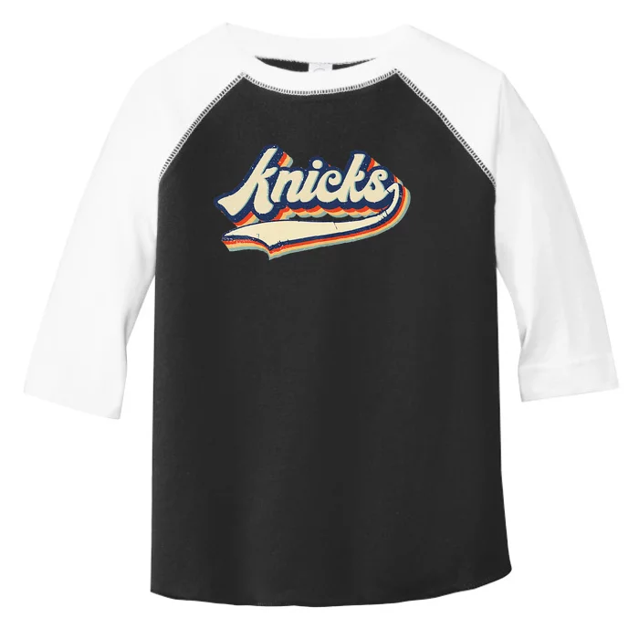 K.nicks Name Vintage Retro Gift Toddler Fine Jersey T-Shirt