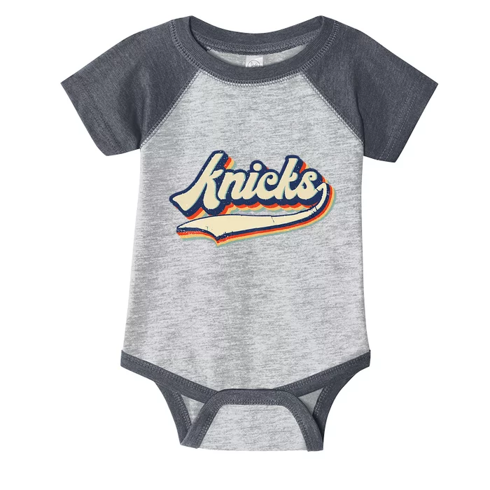 K.nicks Name Vintage Retro Gift Infant Baby Jersey Bodysuit