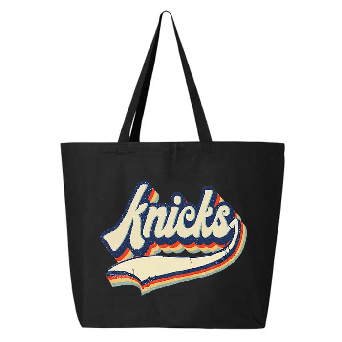 Knicks Name Vintage Retro 25L Jumbo Tote