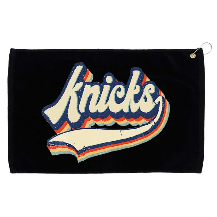 Knicks Name Vintage Retro Grommeted Golf Towel