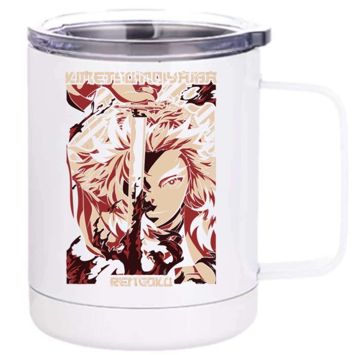 Kimetsu No Yaiba Front & Back 12oz Stainless Steel Tumbler Cup