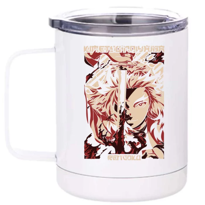 Kimetsu No Yaiba Front & Back 12oz Stainless Steel Tumbler Cup