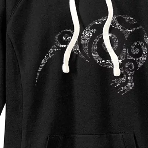 Kiwi New Zealand Slang For Maori Nz New Zealander Women's Fleece Hoodie