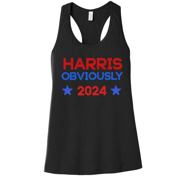 Kamala Obviously 2024 Women's Racerback Tank